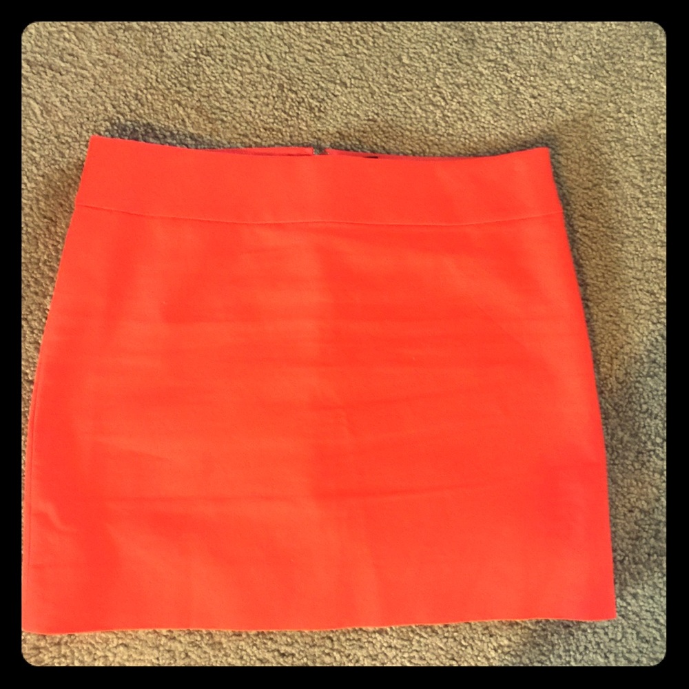 J Crew Orange size 6 skirt